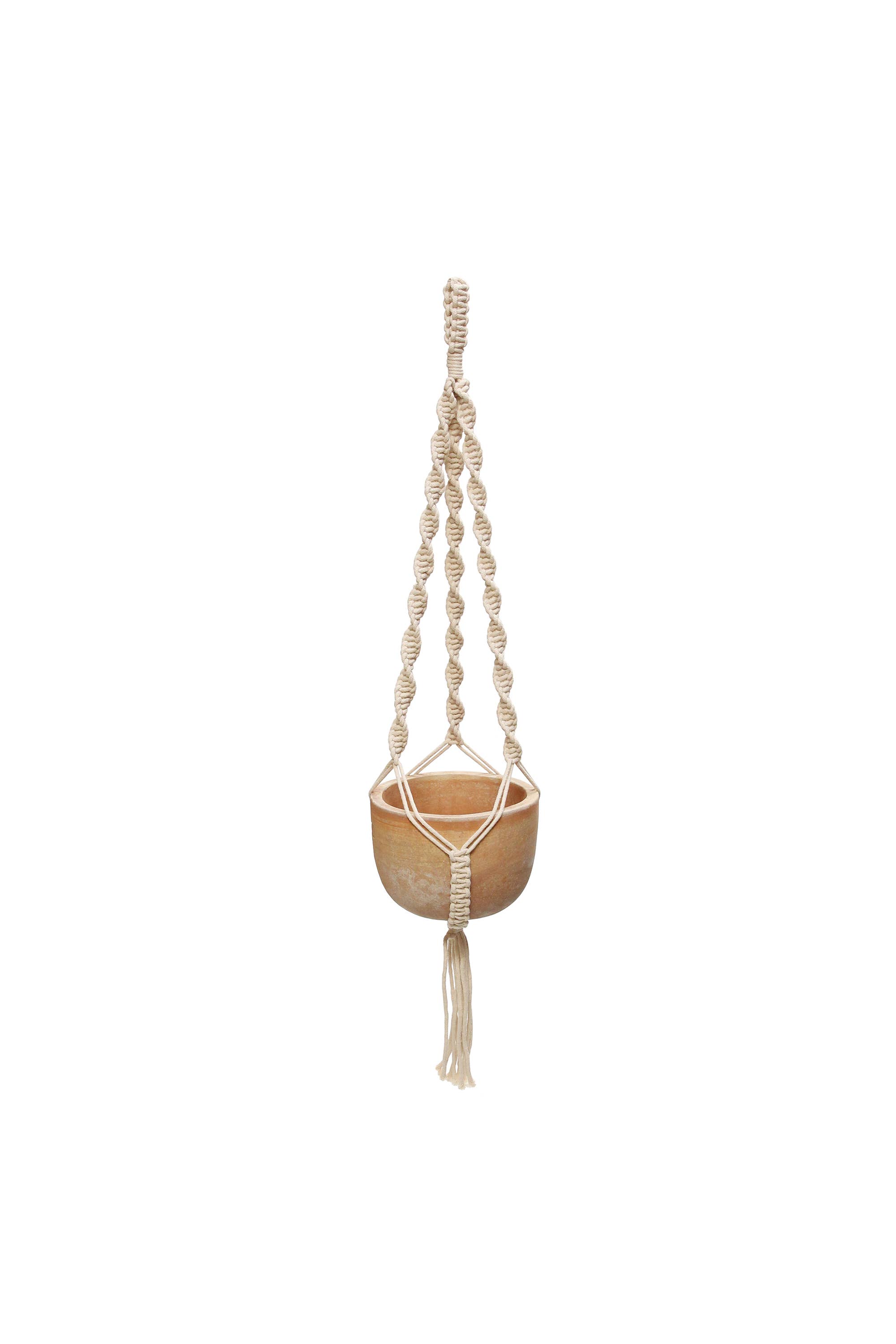 Large Macram Plant Hanger | Spilled Milk